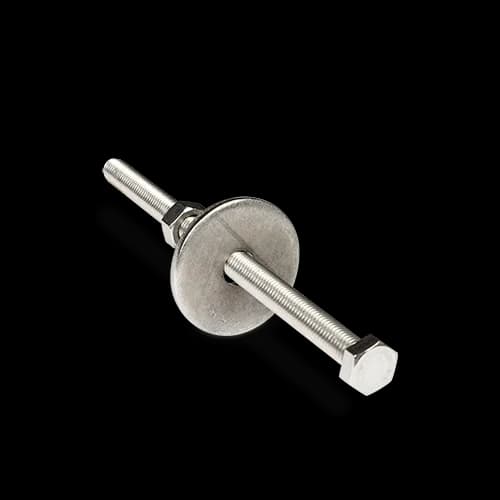 AIRFORCE mounting set M12x200mm for mounting on wood, AISI 304