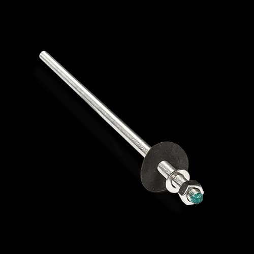 AIRFORCE mounting set M12x400mm for mounting on concrete with isolation, AISI 316